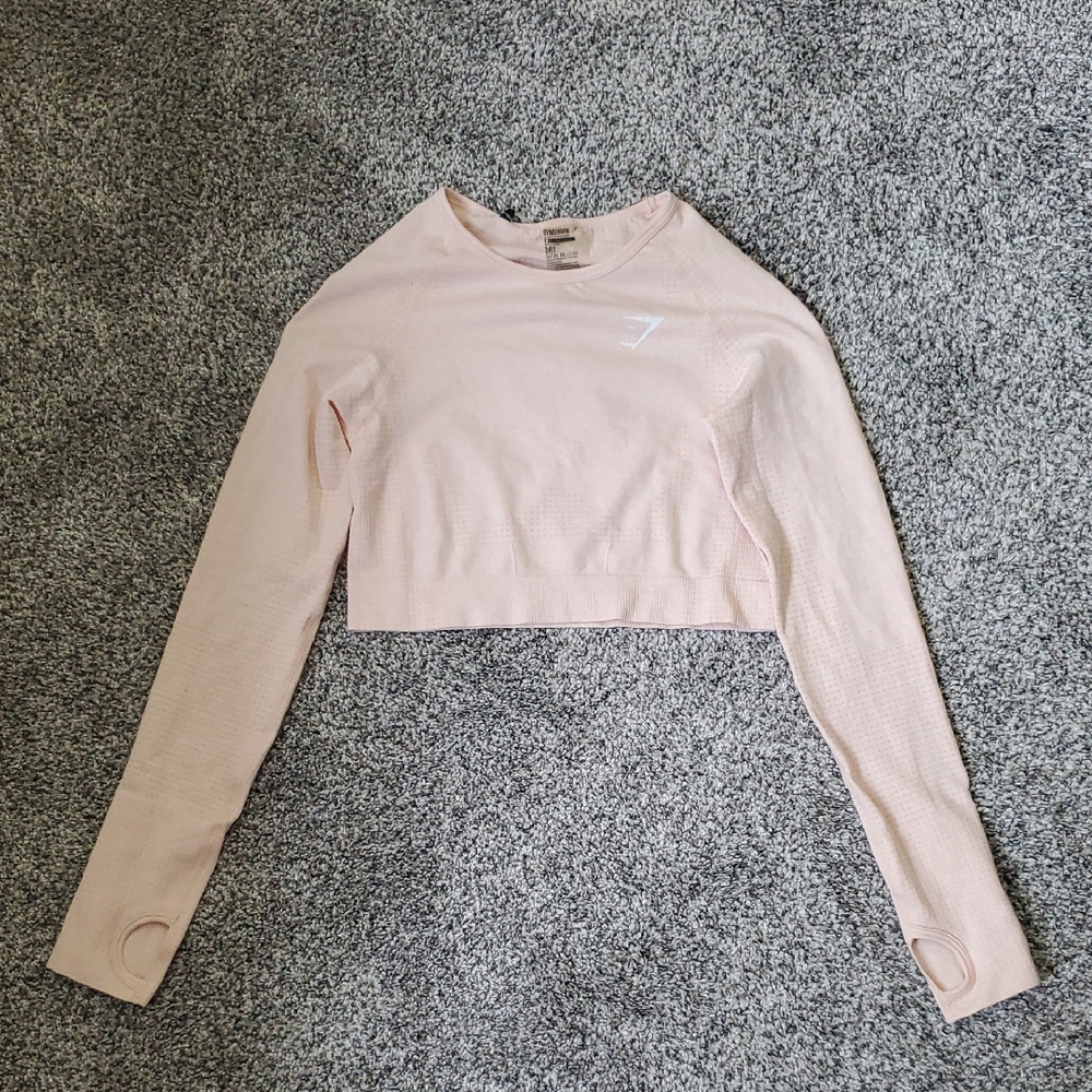 Gymshark Long Sleeve Crop Top Vital Seamless